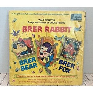 Walt Disney Brer Rabbit LP Vinyl Record 3907 Song Of The South Uncle Remus 1970